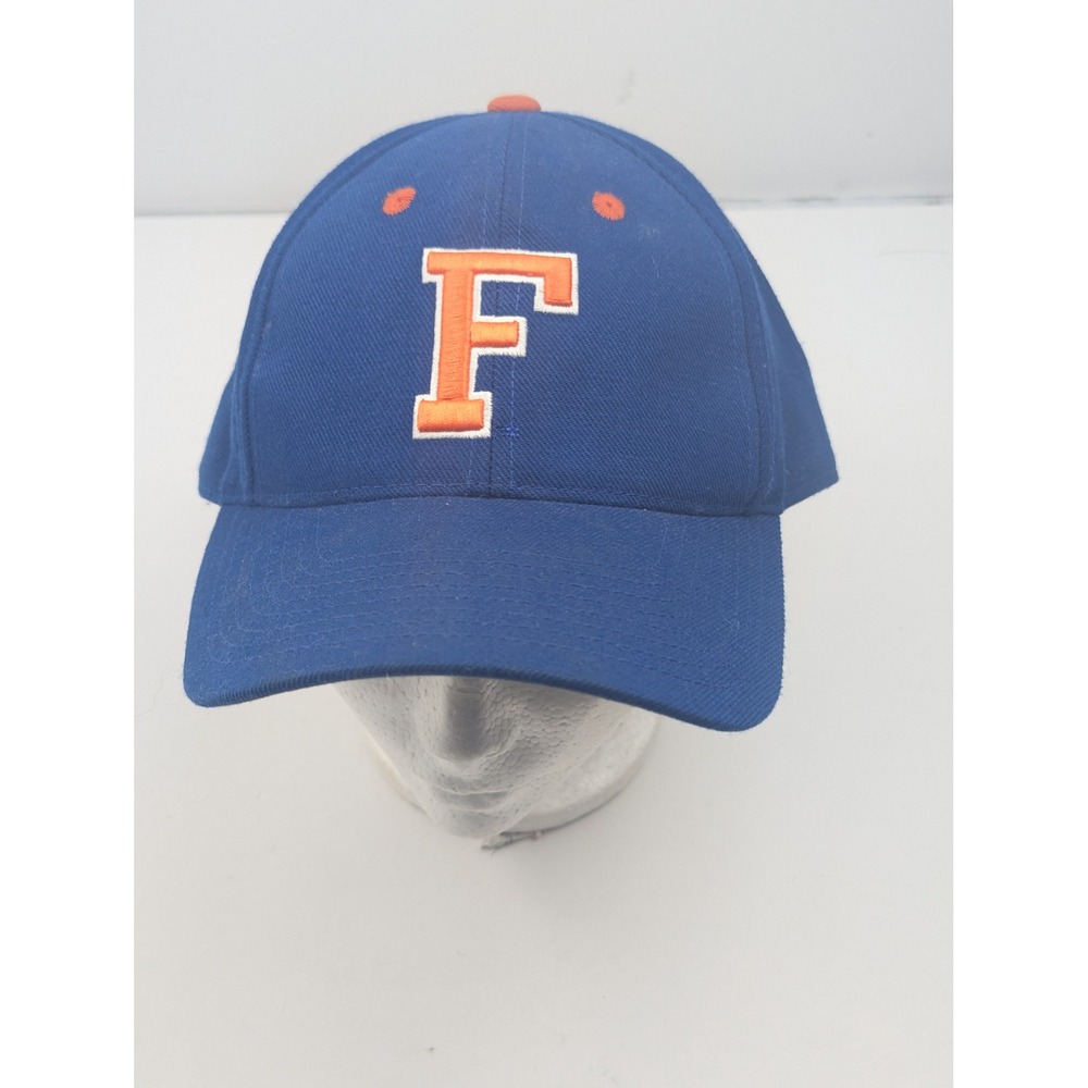 Florida Gators NCAA Fitted Hat 7 3/8 Blue Orange‎ Top of the World